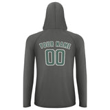 Custom Dark Grey Blue Green UV-Hoodie