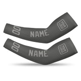 Custom Dark Grey Gray Arm Sleeve
