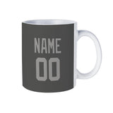 Custom Dark Grey Gray Mug