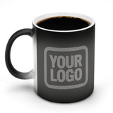 Custom Dark Grey Gray Magic Mug