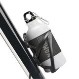Custom Dark Grey Gray Sports Bottle