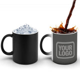 Custom Dark Grey Gray Magic Mug