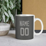 Custom Dark Grey Gray Mug