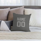 Custom Dark Grey Gray Pillowcase