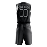 Custom Dark Grey Dark Grey Basketball Set