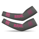 Custom Dark Grey Pink Arm Sleeve
