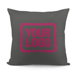 Custom Dark Grey Pink Pillowcase
