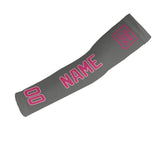 Custom Dark Grey Pink Arm Sleeve