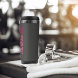 Custom Dark Grey Pink Stainless Steel Water Cup
