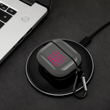 Custom Dark Grey Pink AirPods Case (3rd Generation)
