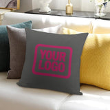 Custom Dark Grey Pink Pillowcase