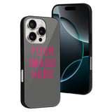 Custom Dark Grey Pink Phone Case