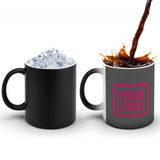 Custom Dark Grey Pink Magic Mug