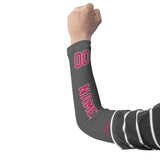 Custom Dark Grey Pink Arm Sleeve