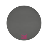 Custom Dark Grey Pink Round Table Cloth