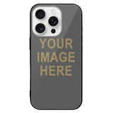Custom Dark Grey Light Khaki Phone Case
