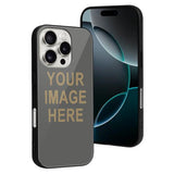 Custom Dark Grey Light Khaki Phone Case