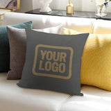 Custom Dark Grey Light Khaki Pillowcase