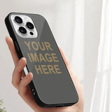 Custom Dark Grey Light Khaki Phone Case