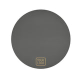 Custom Dark Grey Light Khaki Round Table Cloth