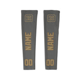 Custom Dark Grey Light Khaki Arm Sleeve