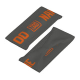 Custom Dark Grey Orange Sports headband