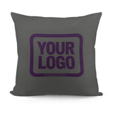 Custom Dark Grey Purple Pillowcase