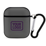 Custom Dark Grey Purple AirPods Case