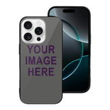 Custom Dark Grey Purple Phone Case