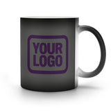 Custom Dark Grey Purple Magic Mug