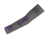 Custom Dark Grey Purple Arm Sleeve