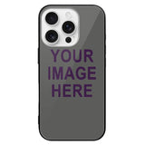 Custom Dark Grey Purple Phone Case