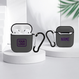 Custom Dark Grey Purple AirPods Case