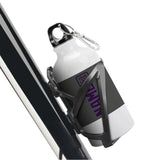 Custom Dark Grey Purple Sports Bottle