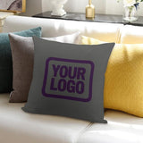 Custom Dark Grey Purple Pillowcase