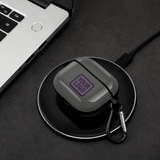 Custom Dark Grey Purple AirPods Case (3rd Generation)
