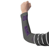 Custom Dark Grey Purple Arm Sleeve