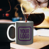 Custom Dark Grey Purple Mug