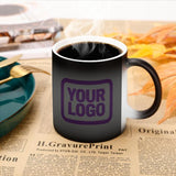 Custom Dark Grey Purple Magic Mug