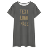 Custom Dark Grey Light Khaki Nachthemd