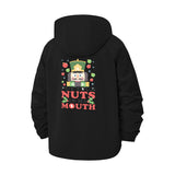 Nutcracker Humor Unisex Full-Zip Printed Waterproof Hooded Windbreaker