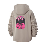 Wildlife Conservation Unisex Full-Zip Printed Waterproof Hooded Windbreaker
