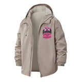 Wildlife Conservation Unisex Full-Zip Printed Waterproof Hooded Windbreaker