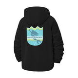 Protect the Wildlife Unisex Full-Zip Printed Waterproof Hooded Windbreaker