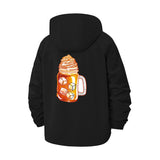 Iced Dessert Drink Unisex Full-Zip Printed Waterproof Hooded Windbreaker