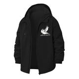 Bird Meme Unisex Full-Zip Printed Waterproof Hooded Windbreaker