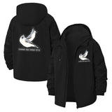 Bird Meme Unisex Full-Zip Printed Waterproof Hooded Windbreaker