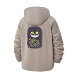 Cheshire Cat Unisex Full-Zip Printed Waterproof Hooded Windbreaker