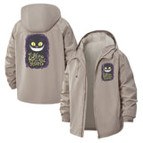 Cheshire Cat Unisex Full-Zip Printed Waterproof Hooded Windbreaker