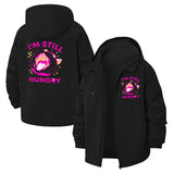 I'm Still Hungry Unisex Full-Zip Printed Waterproof Hooded Windbreaker